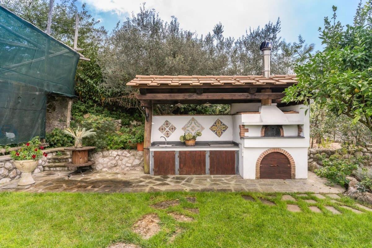 Villa Mimosa Rustic Elegance Views & Pool Massa Lubrense Dış mekan fotoğraf