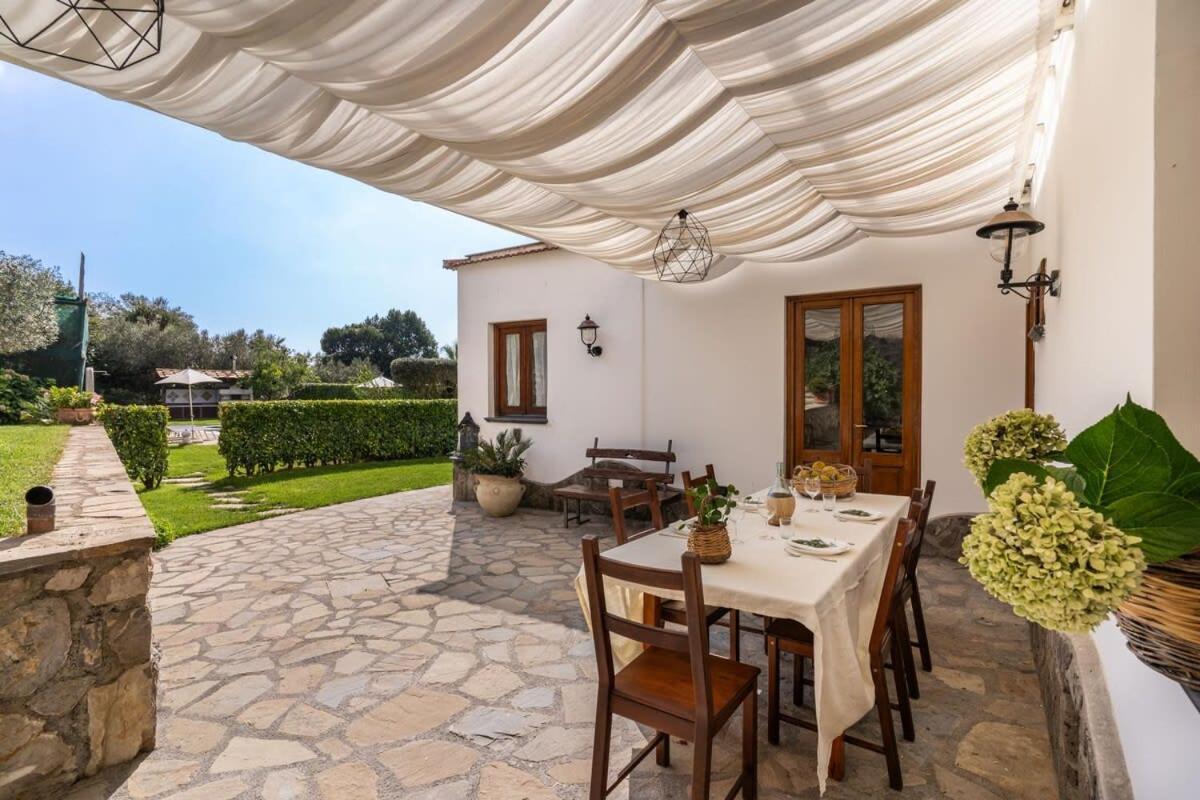 Villa Mimosa Rustic Elegance Views & Pool Massa Lubrense Dış mekan fotoğraf