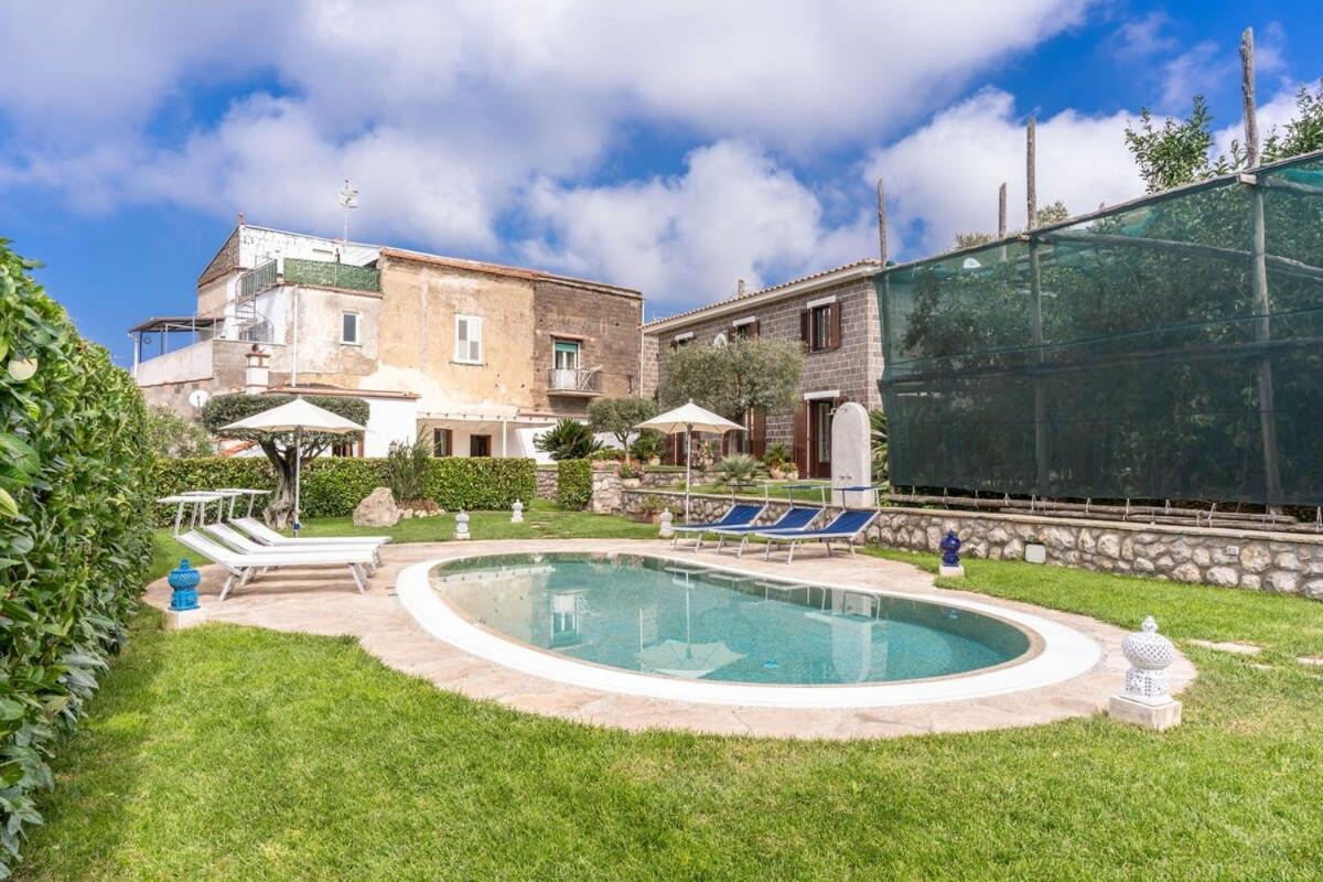 Villa Mimosa Rustic Elegance Views & Pool Massa Lubrense Dış mekan fotoğraf
