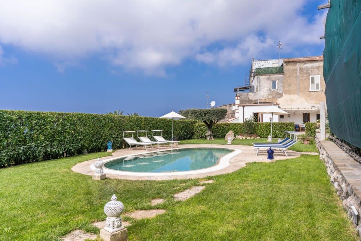 Villa Mimosa Rustic Elegance Views & Pool Massa Lubrense Dış mekan fotoğraf