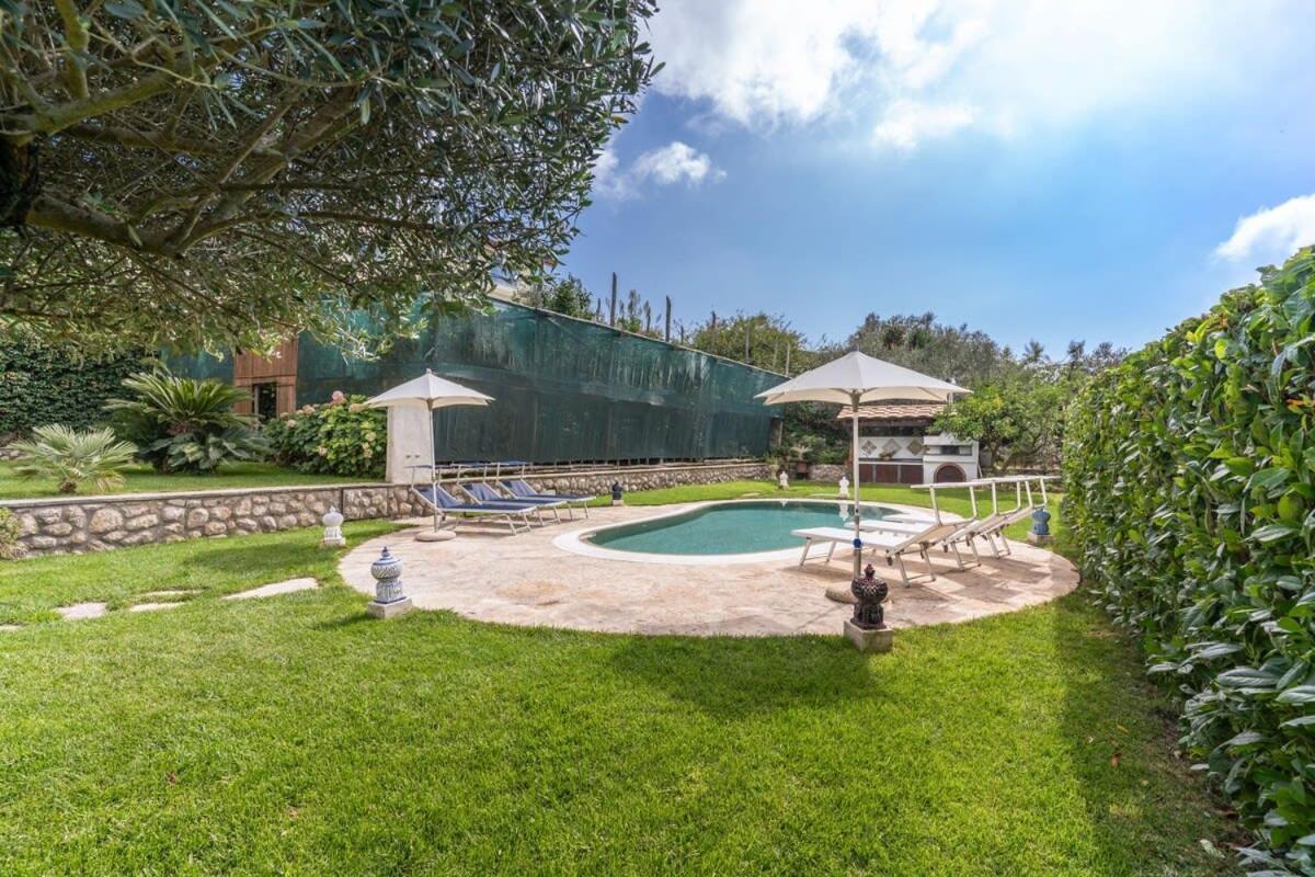 Villa Mimosa Rustic Elegance Views & Pool Massa Lubrense Dış mekan fotoğraf